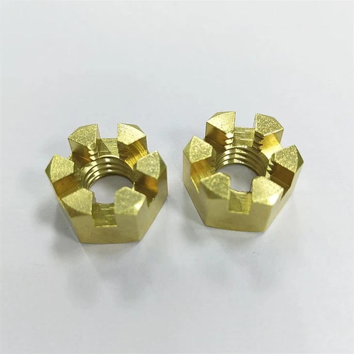 Hex Slotted Nut