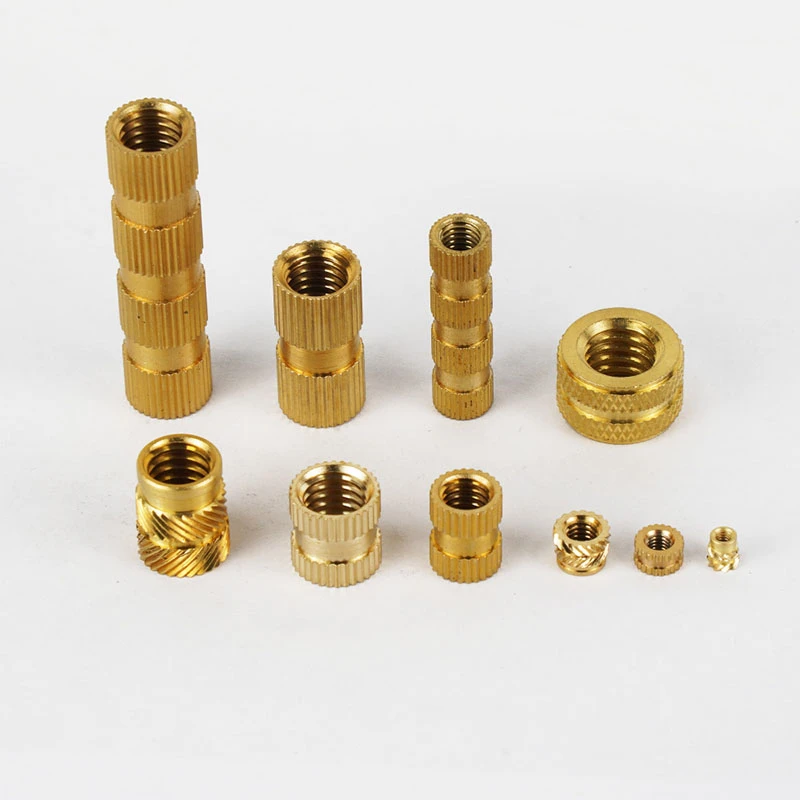 Brass hot staking inserts 4