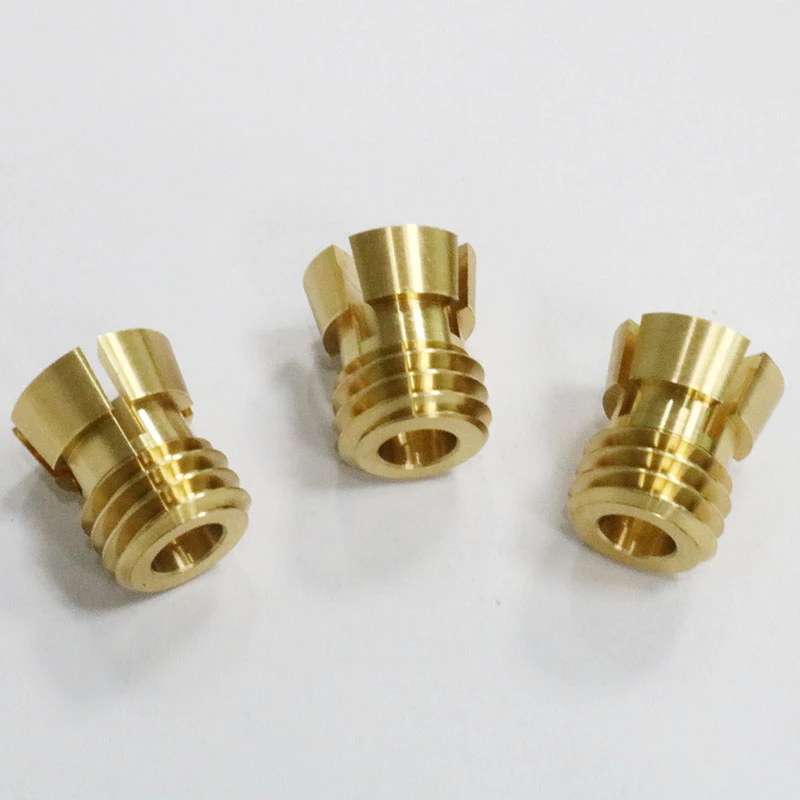Brass hot staking inserts 5