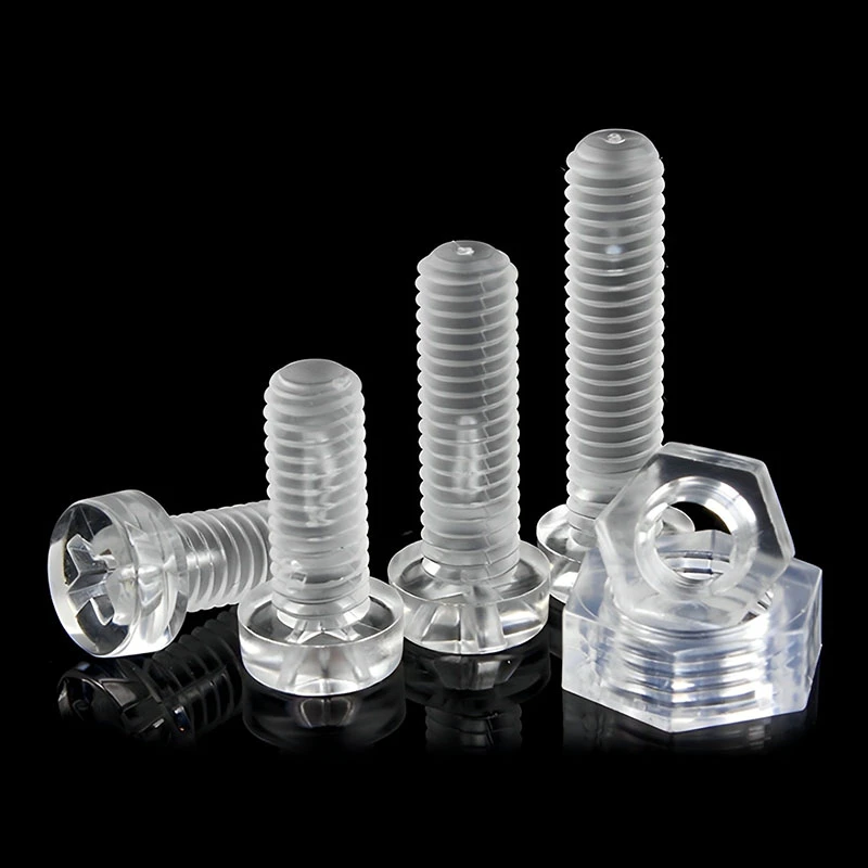 transparent PC plastic screw 3 transparent PC plastic screw 3