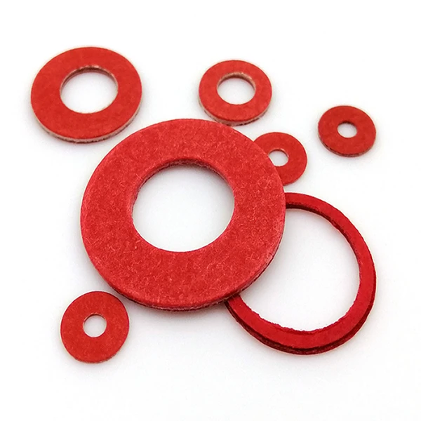 Red Fibre Flat Washers