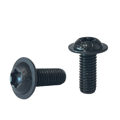 Nwa bouton flanged tèt torx kondwi vis