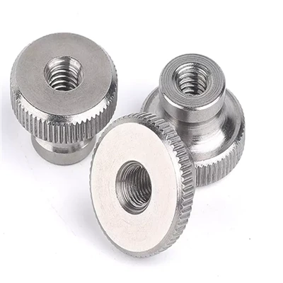 GB806 Knurled gwo pous nwa