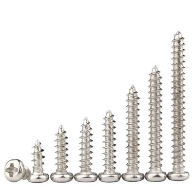 Steel pwòp tèt ou frapan fèy metal vis